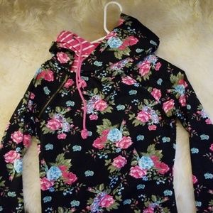 Double hooded sweatshirt